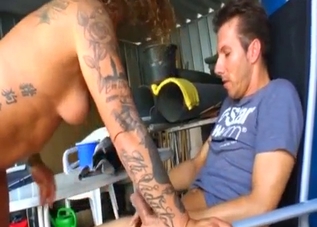 Tattooed mom and truly perverted son
