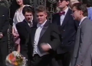 Sweet bride gives a head for her dad