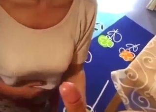 Slender mommy is enjoying dick riding