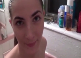 Stunning teen sister fucked in POV mode